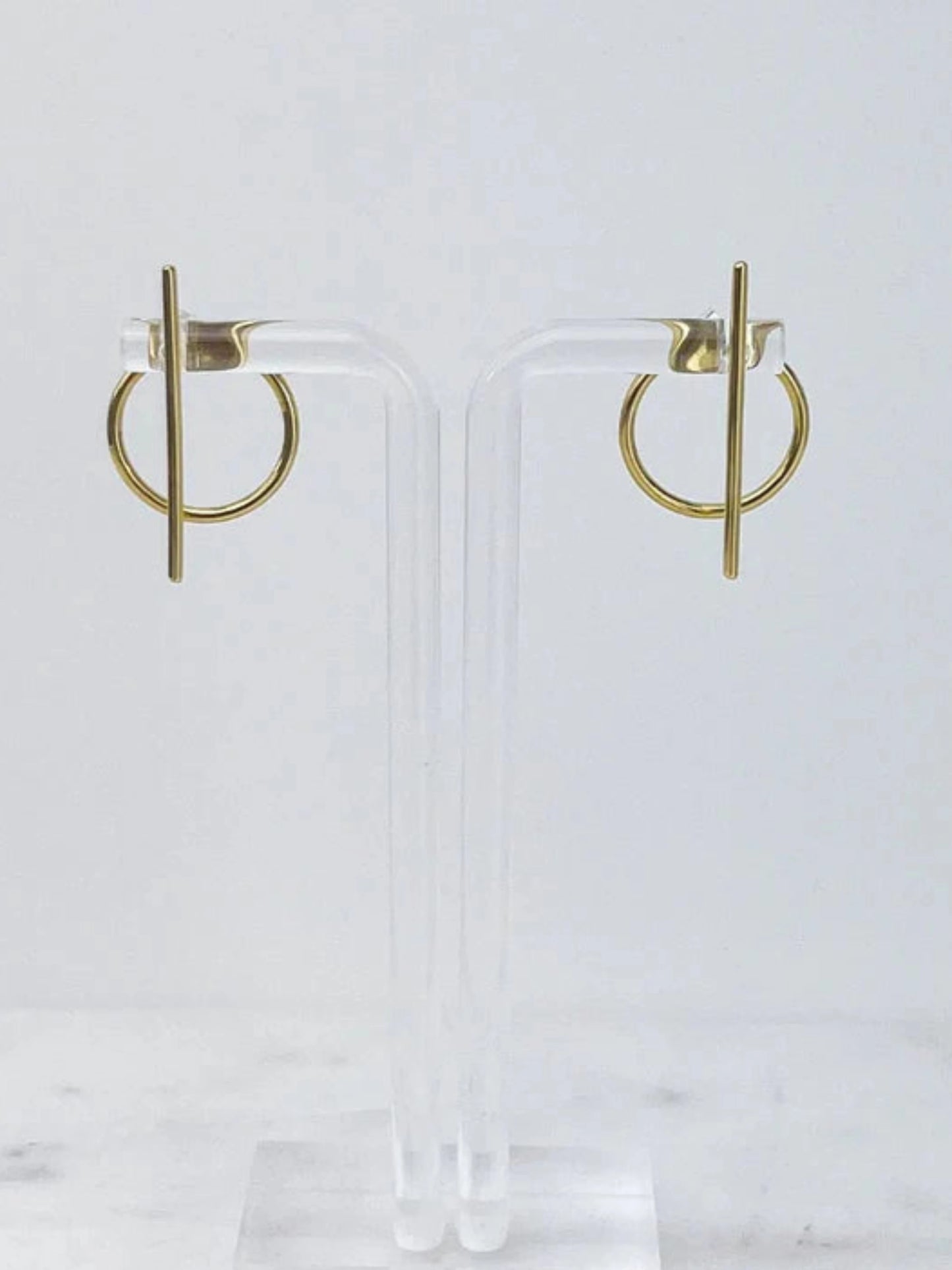 Circle-Bar Harmony Earrings