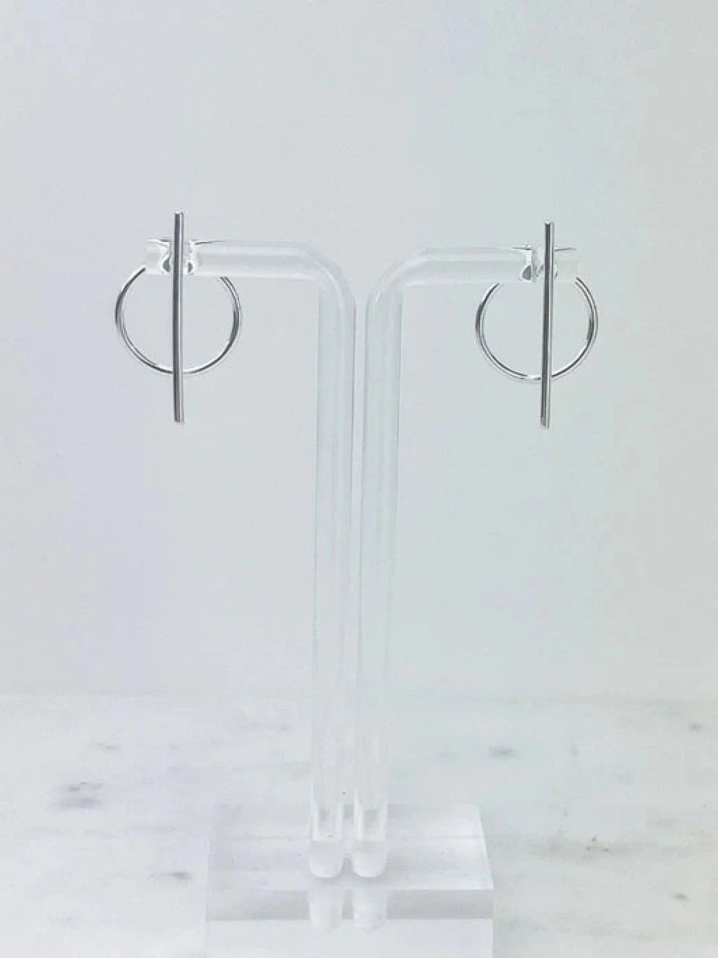Circle-Bar Harmony Earrings