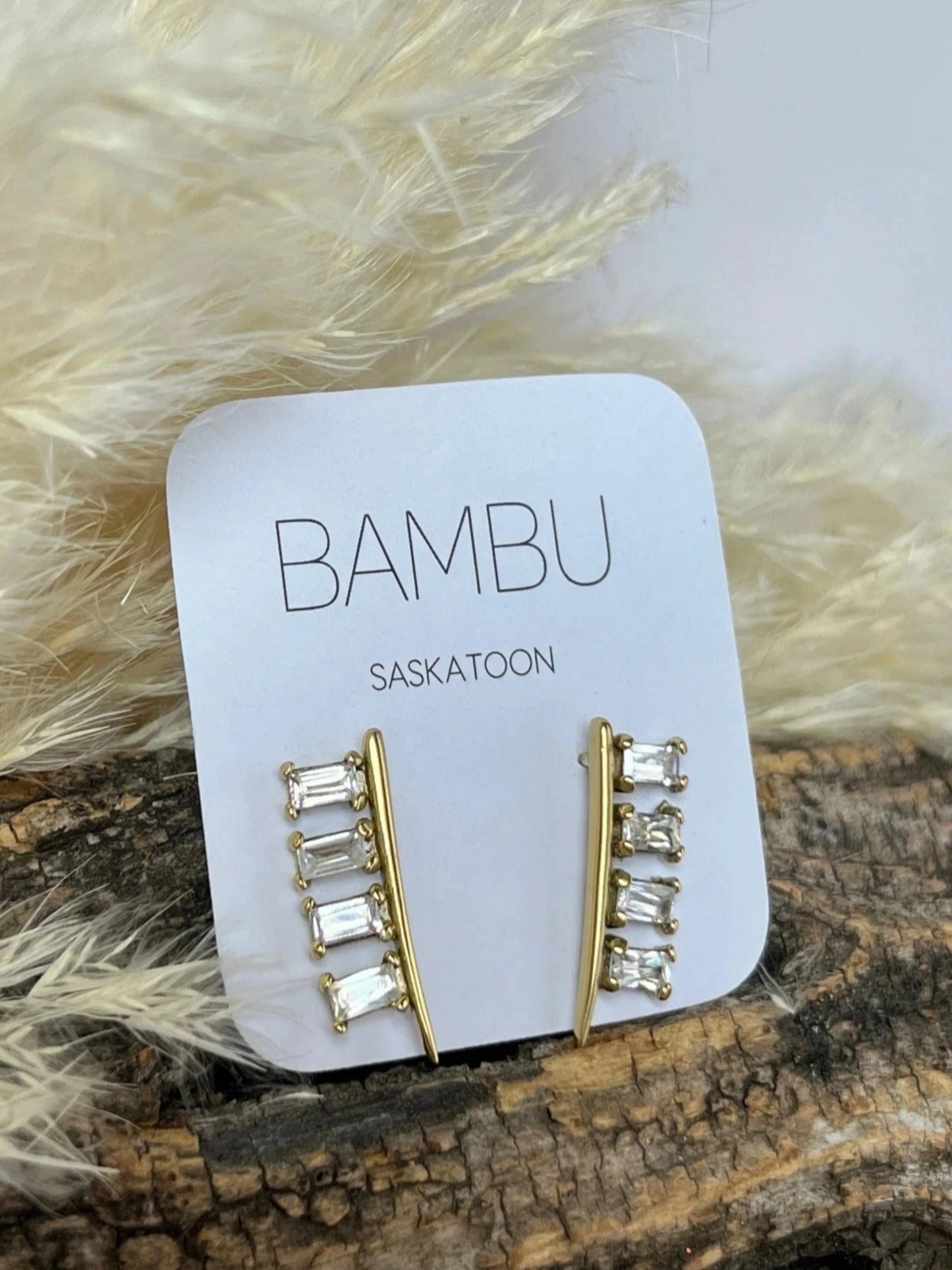 Rhinestone Ear Climbers