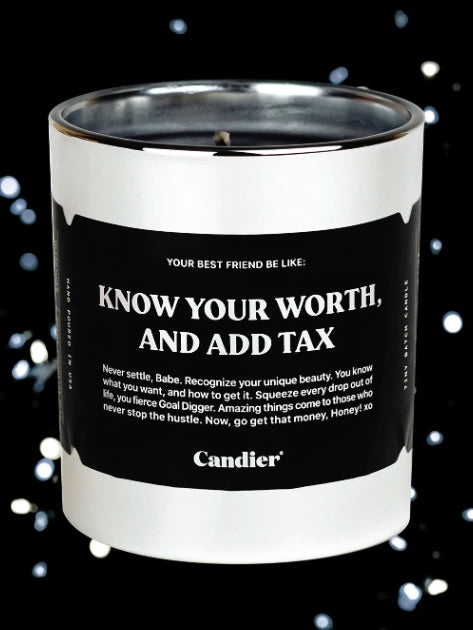 Know Your Worth Candle