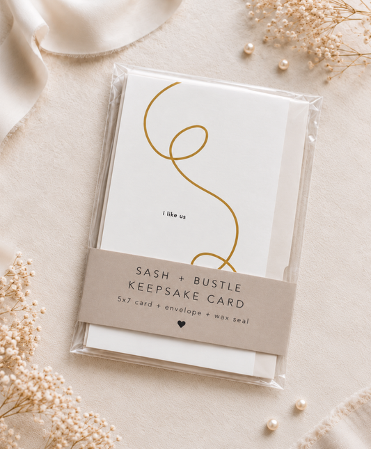 i like us - Keepsake Card
