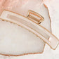 Gold Metal & Pearl Hair Claw Clip