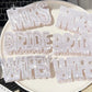 Rhinestone Word Claw Clip