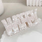 Rhinestone Word Claw Clip