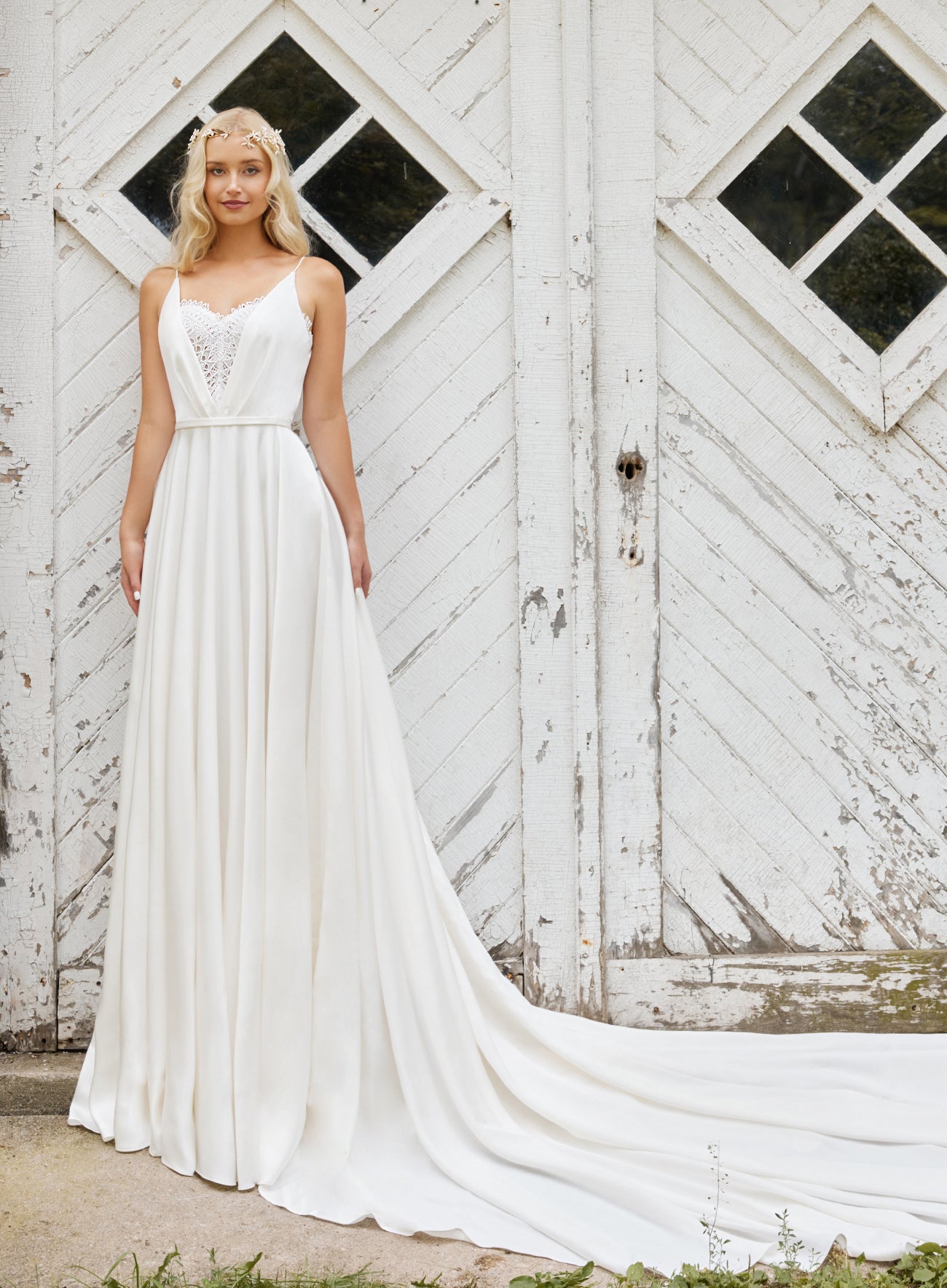 Ambrose Wedding Dress by La Perle by Calla Blanche at Sash